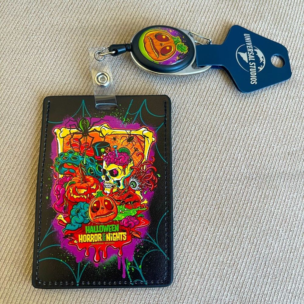2024 Universal Studios Halloween Horror Nights HHN Lil BOO ID Badge Reel New
